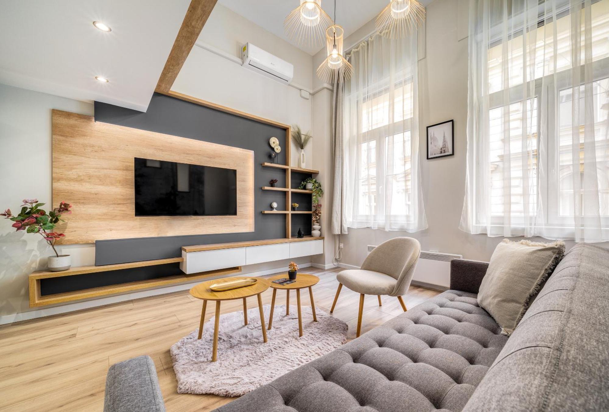 Rakoczi Stylish Entire Apartment Budapest Bagian luar foto